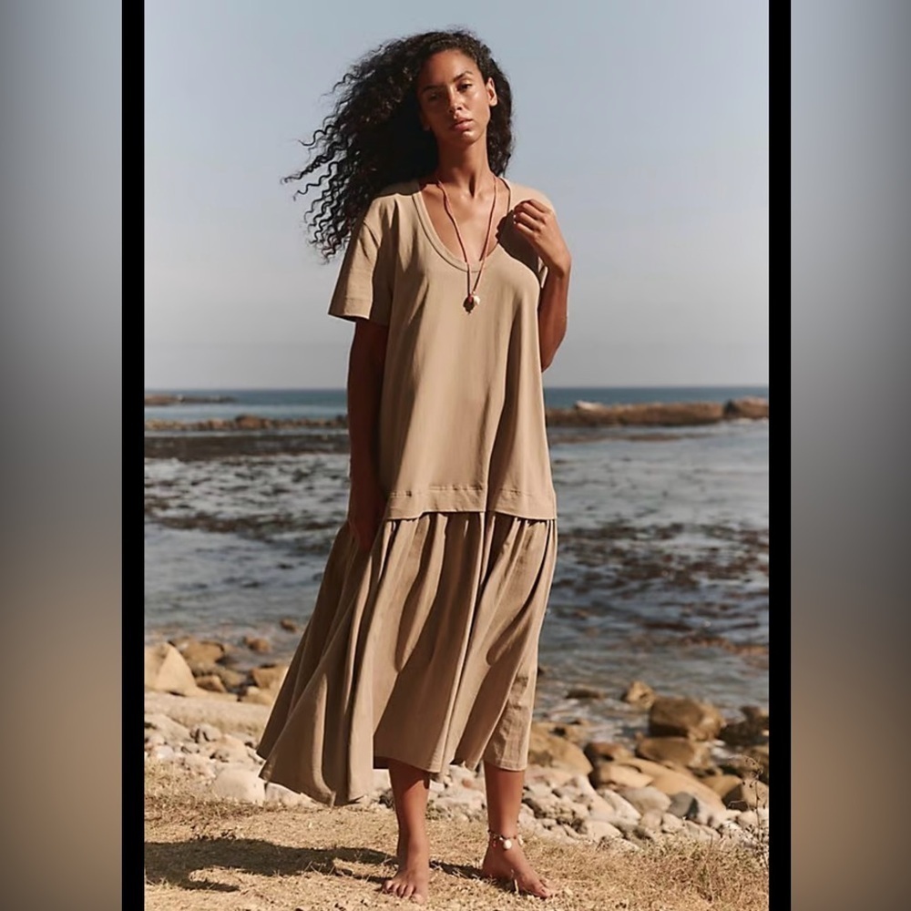 NWOT free people Herron Drop-Waist Maxi